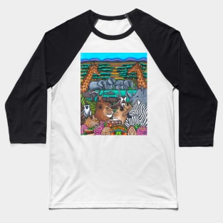 Colours of Africa Baseball T-Shirt